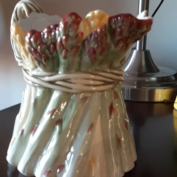 Asparagus Ceramic Pitcher - Picture 2 of 6